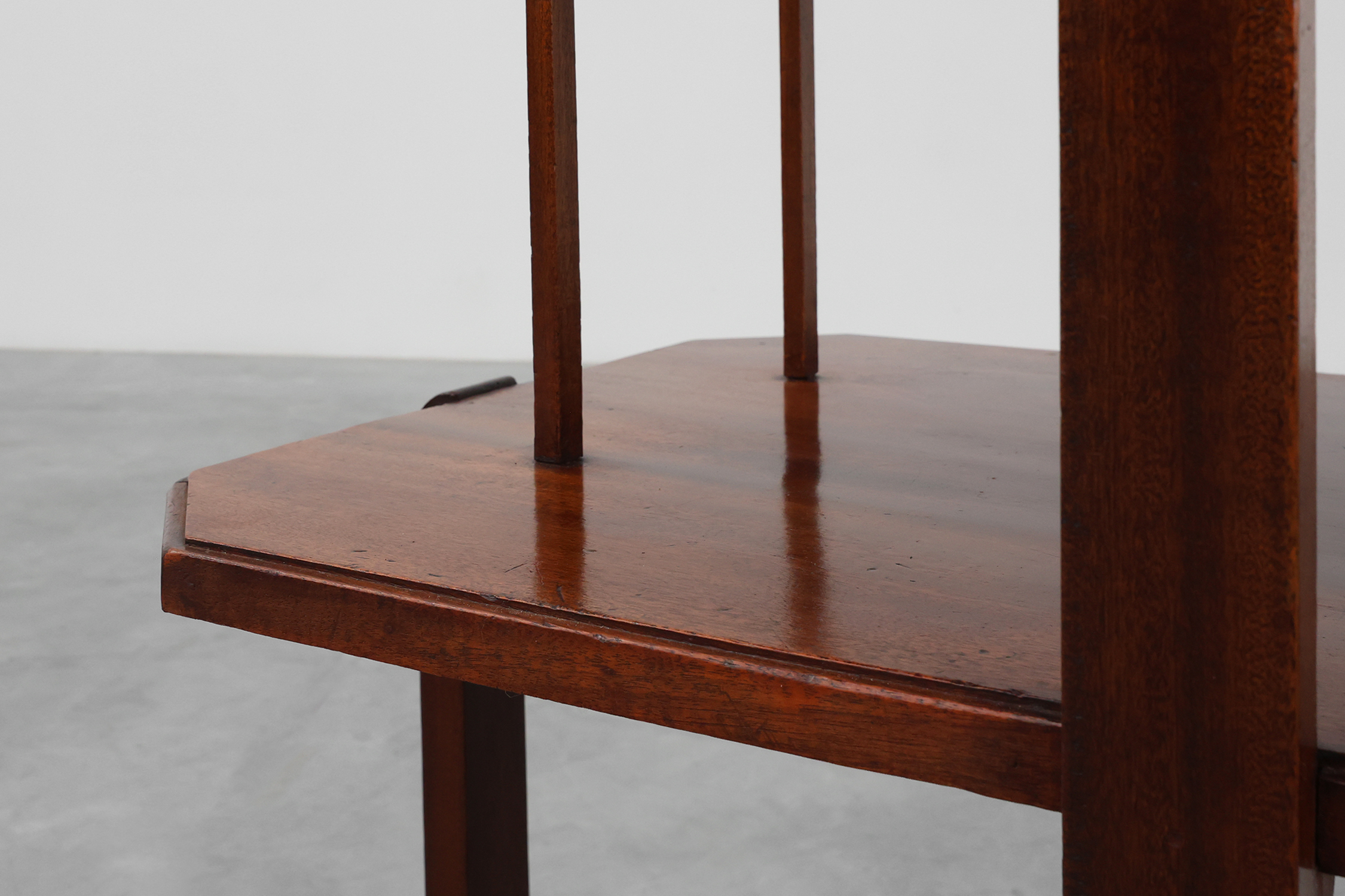 Art Deco Two-Tier Side or Centre Table in Wood, France ca. 1920thumbnail